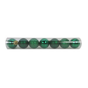 Набір іграшок на ялинку YES 974903 3 см 7 шт зелений\ ID 4987244