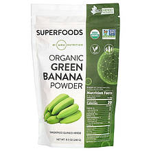 Зелений банан MRM "Raw Organic Green Banana Powder" у порошку (240 г)