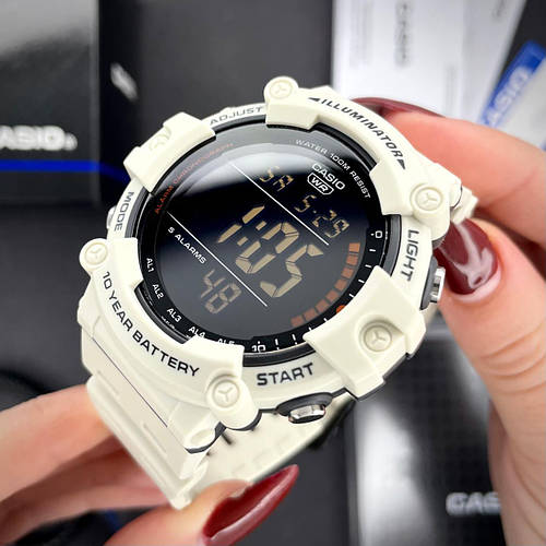 Оригинальные мужские часы Casio AE-1500WHX-3A белый Касио с гарантией ...