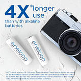 Популярний! Акумулятор Panasonic AA Eneloop 2000mAh NI-MH * 4 + Сase (BK-3MCDEC4CP) - Краща якість тільки на Nukleon.com.ua, фото 7