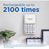 Популярний! Акумулятор Panasonic AA Eneloop 2000mAh NI-MH * 4 + Сase (BK-3MCDEC4CP) - Краща якість тільки на Nukleon.com.ua, фото 2