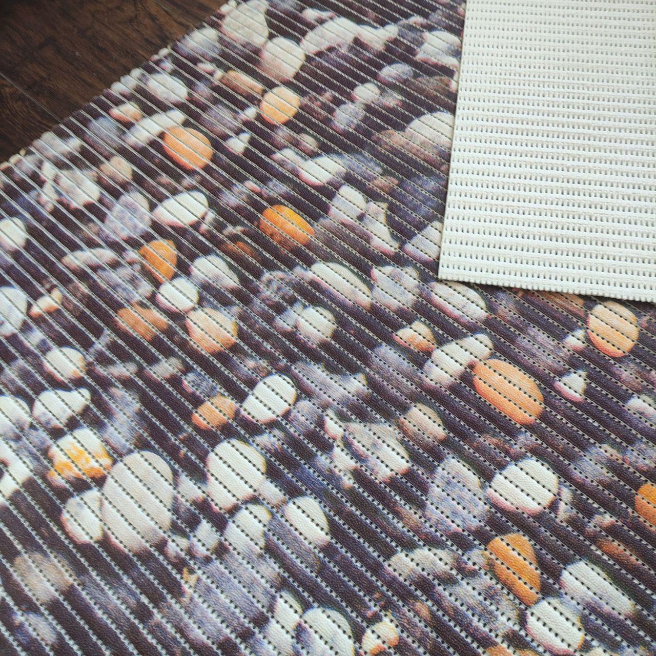 Килимок Аквамат 65 см — малюнок морська галька, на метраж від 1 м, фото 1