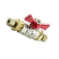 Кран запірний трубки (d-6 мм) VOGAS