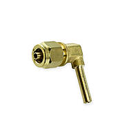 Перехідник трубки пвх d 6мм кут 90 faro