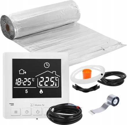 Нагрівальний мат Mission Air Zestaw Mata Grzewcza Pod Panele Mal-160WxM² 8M² ZESTAWMAL160WM8M+TAURUS, фото 1