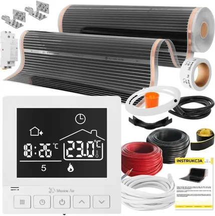 Нагрівальний комплект Black Silver PTC 160W/m², 100cm Taurus White 26 m², фото 1