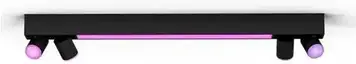 Настільна лампа Philips Punktowy Centris 4 Black (929003808801)