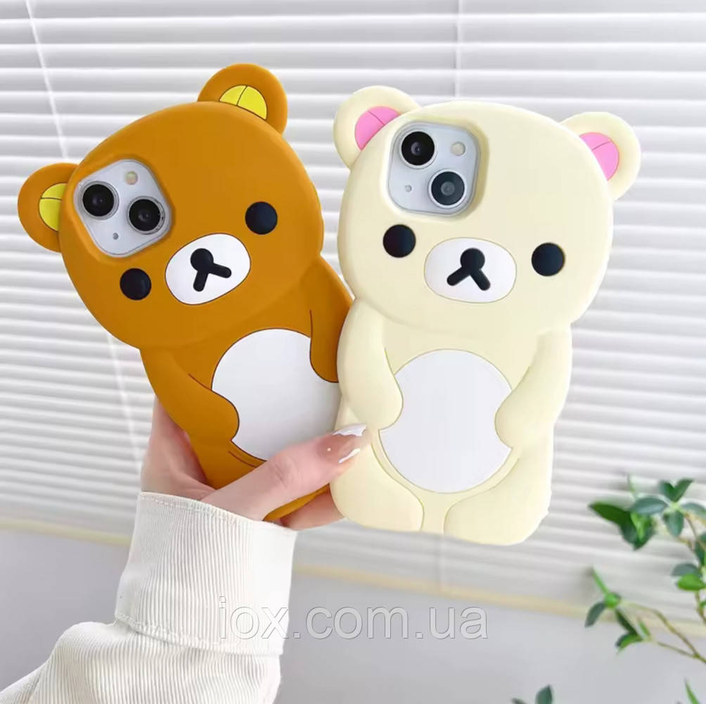 Силіконовий чехол Ведмедик для iphone 13