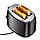 Тостер Hoco HE50 Retro toaster 850Вт Чорний, фото 2