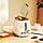 Тостер Hoco HE50 Retro toaster 850Вт Білий, фото 4