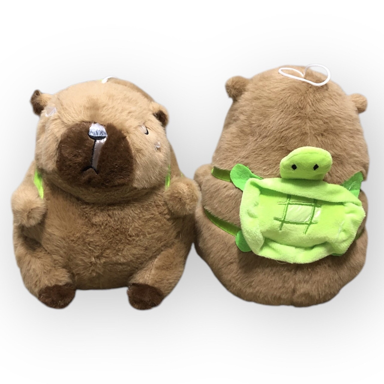 Іграшки Капібара з Рюкзаком Черепашка Плюшева Обіймашка М'яка Антистрес 25 см