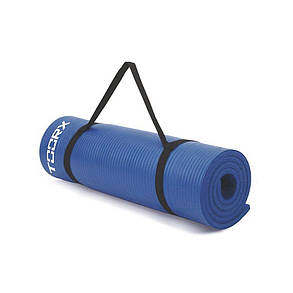 Килимок спортивний Toorx Fitness 172 х 61 х 1,2 см для йоги та фітнесу Blue (MAT-172), фото 3