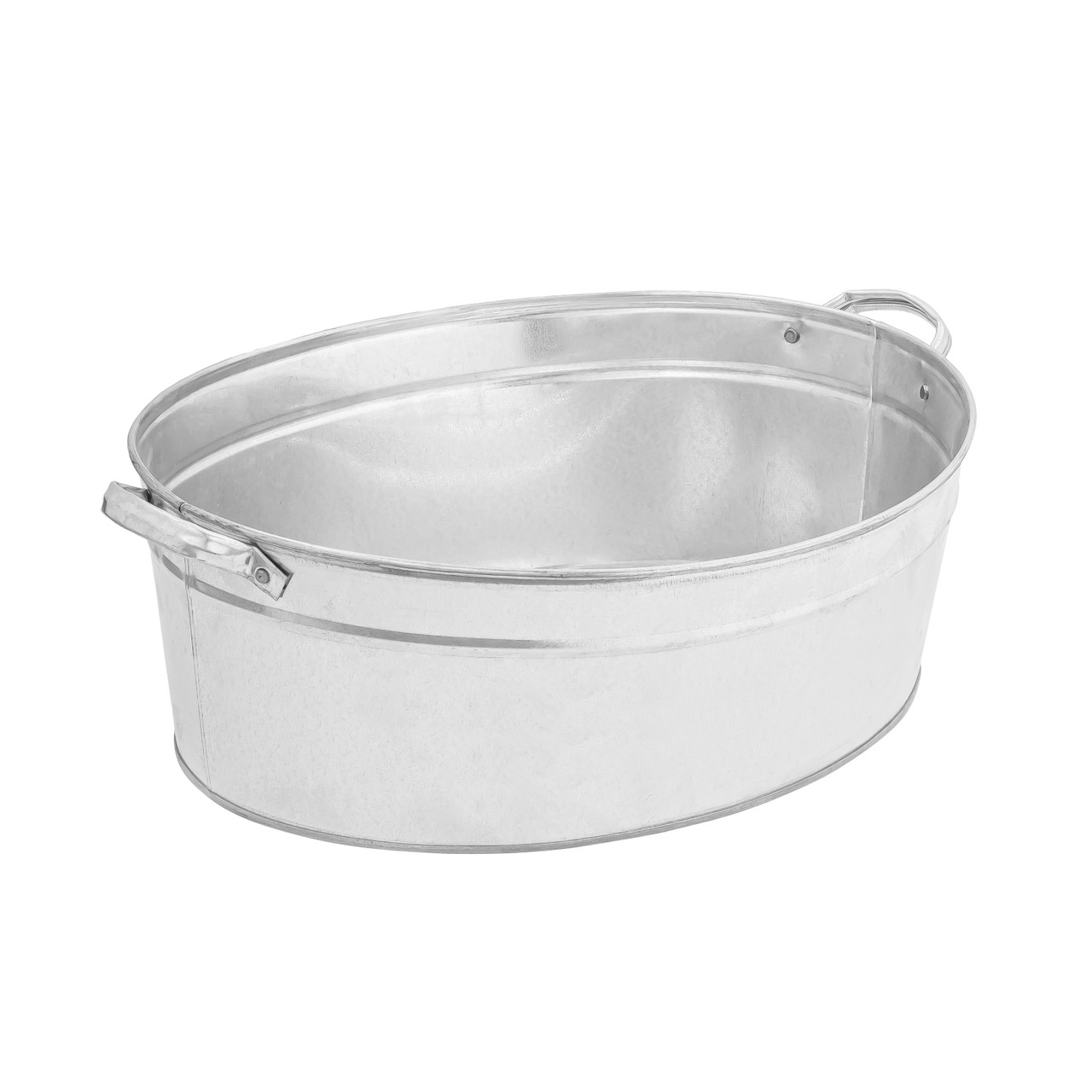 Таз оцинкований овальний L59 см H18.5 см 27 л