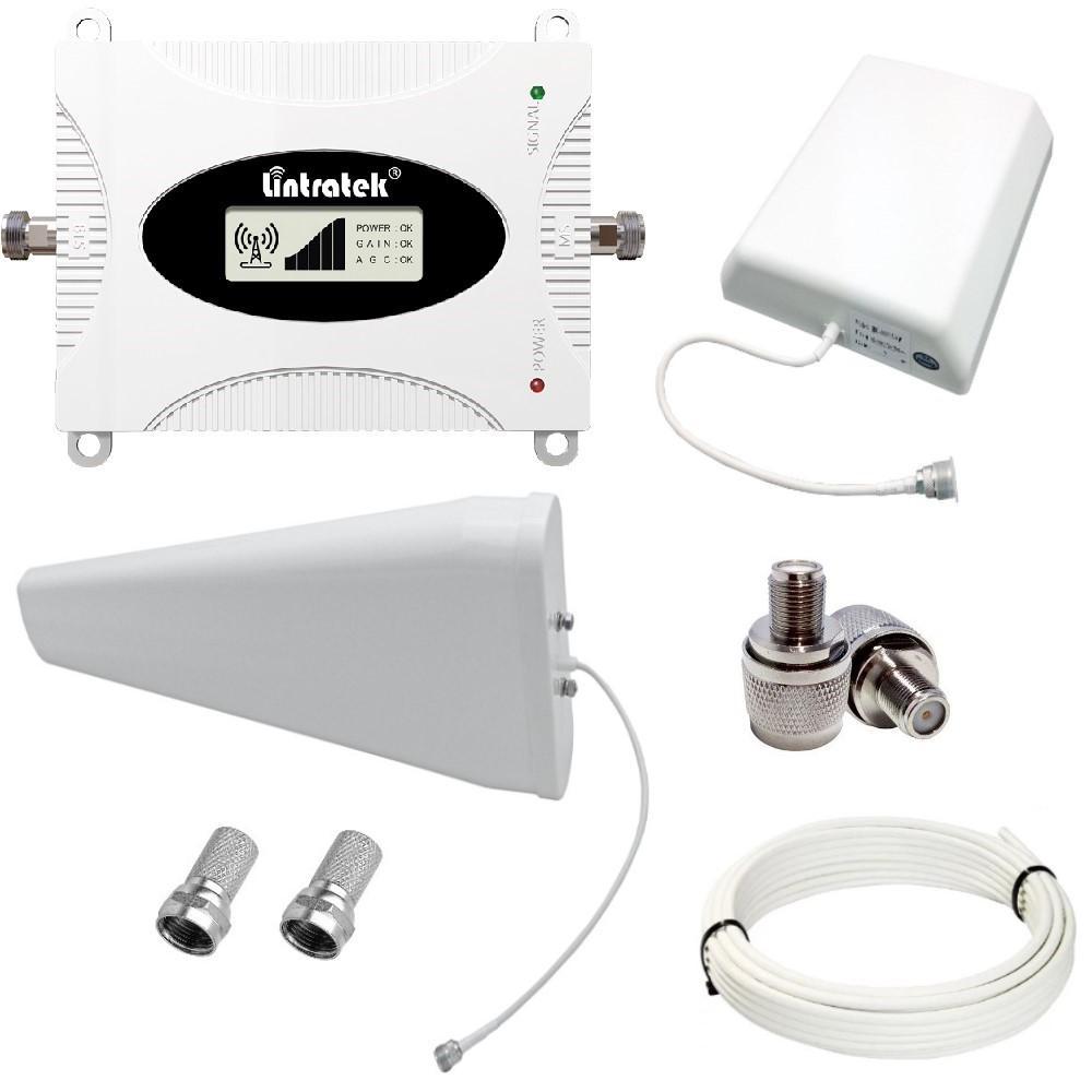 Репітер підсилювач мобільного зв'язку і інтернету Lintratek KW16L-DCS-PRO GSM 4G 1800 МГц (12/8 дБі), фото 1