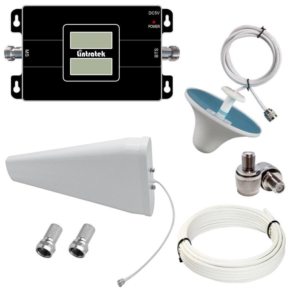 Репітер підсилювач мобільного зв'язку і інтернету Lintratek KW17L-GD GSM та 4G сигналу 900/1800 МГц (12/3 дБі), фото 1