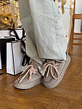 Черевики жіночі замшеві бежеві зимові, фото 2