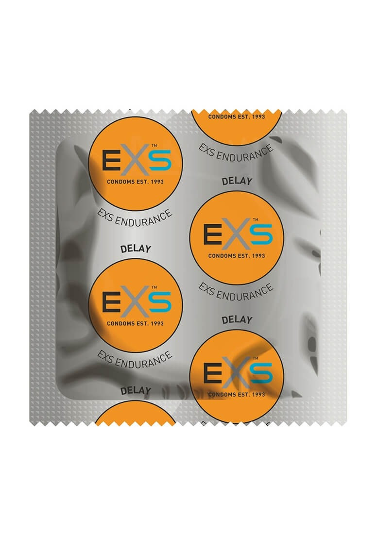 Презервативи анатомічної форми Exs Delay латексні (ціна за 5 шт.)