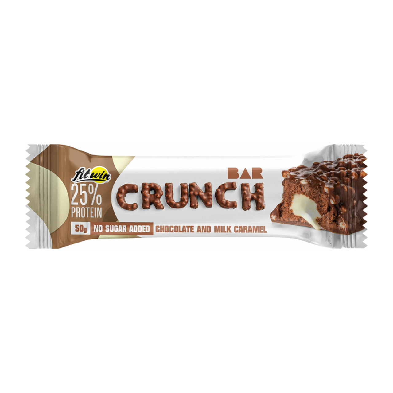 Crunch Bar - 50g Chocolate and Milk Caramel (Поштучно), фото 1
