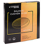 Балансувальна подушка-диск Cornix 33 см (сенсомоторна) масажна XR-0052 Black, фото 6