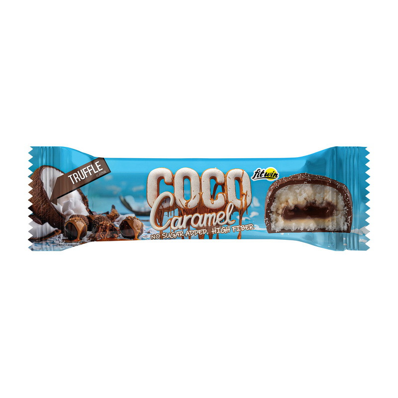 Coco Caramel No Sugar Added (40 g, truffle), фото 1