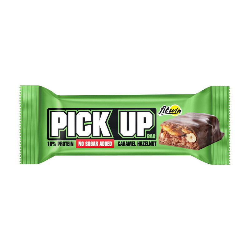 Pick Up Bar No Sugar Added (45 g, caramel hazelnut), фото 1