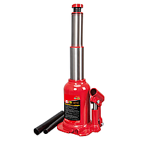Домкрат гідравлічний пляшковий 6т GTM TF0602 двоштоковий : висота підйому 485 мм, вантажопідйомність 6 т EHA