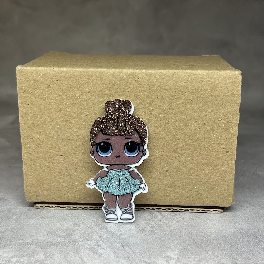 Серединка для бантиків Лялечка ЛОЛ Baby, 46*23 мм, шт, Різнокольоровий, фото 1