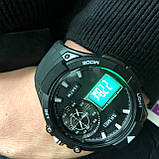 Брендові наручні чоловічі кварцові годинники SKMEI 1761BKWT, Наручні чоловічі класичні бізнес-годинники YA-87, фото 4