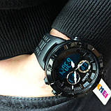 Годинники наручні спортивні, Годинники для чоловіка, Чоловічий водостійкий кварцовий годинник VR-65, фото 5