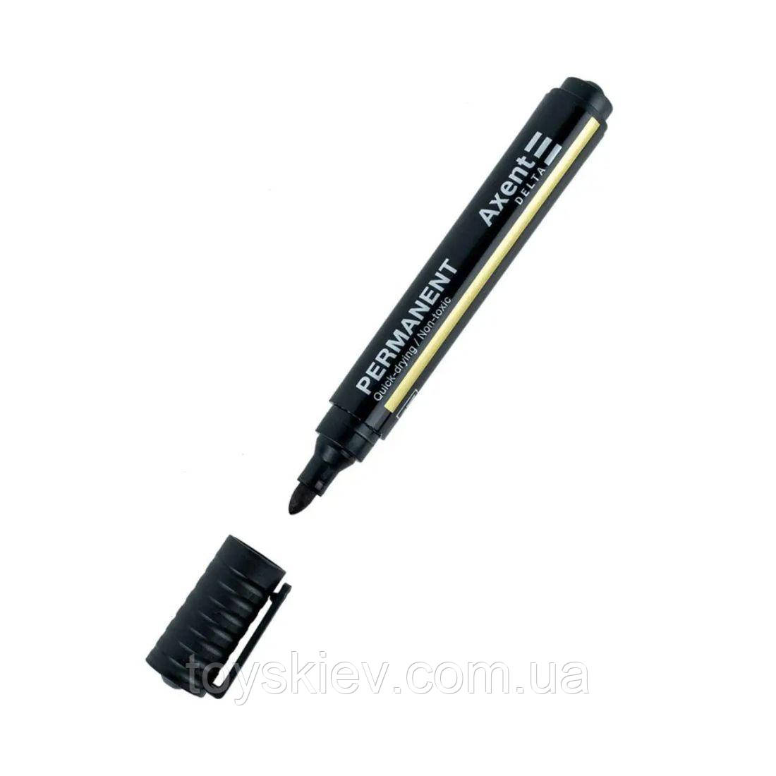 2604-01 D Маркер Permanent Standard, 2 мм круглий чорний, фото 1