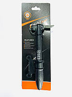 Компактний вело насос. Насос для велосипеда з кріпленням на раму. Вело насос