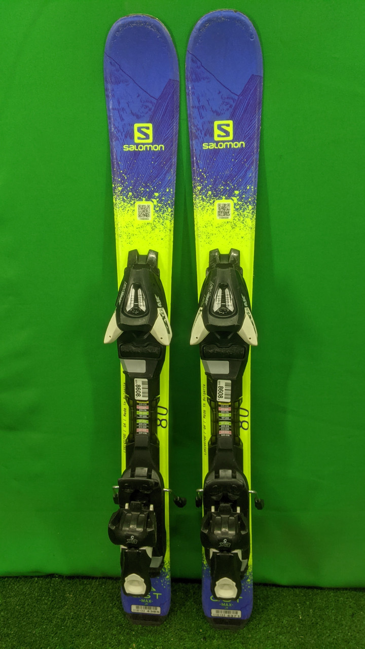 Гірські лижі Salomon Q-Lux Jr 80 см карвінг б/у