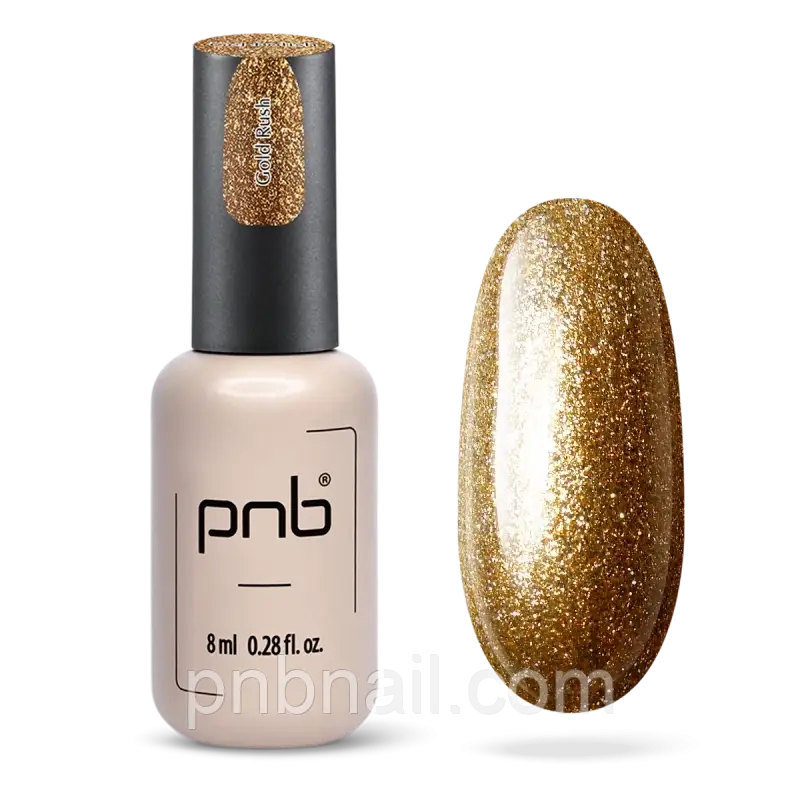 Гель-лак PNB Gold Rush, 8 мл