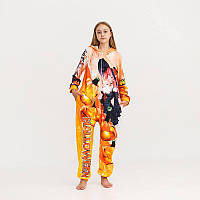 Кигуруми подростковый пижама плюшевый велюр Hellowen Ведьмочки на рост 170 см