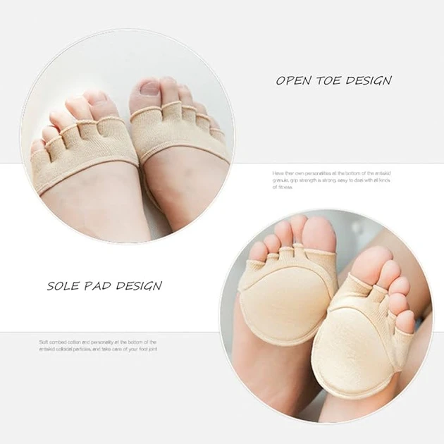 Полуноски для стоп Five-Finger Invisible Socks AND1017