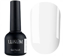 Гель-лак для нігтів Lukum №030 білий, 10 мл