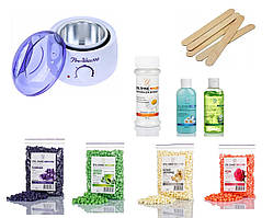 Набір для депіляції із воскоплавом Pro-Wax 100 продуктів 9 шт