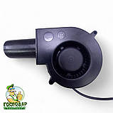 Турбінний вентилятор для барбекю, печі на дрова, мангала, тандира, вентилятор з регульованою швидкістю, фото 2