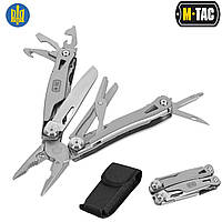 Качественный тактический мультитул армейский с чехлом M-Tac Type 7, военный мультитул плоскогубцы карманный