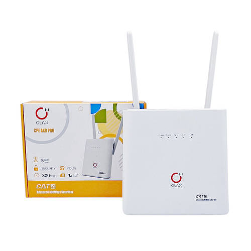 Роутер Olax AX9 Pro A под любую сим карту, 2 антенны в комплекте ...