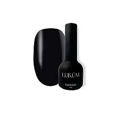 Гель-лак для нігтів Lukum №141 чорний, 10 мл