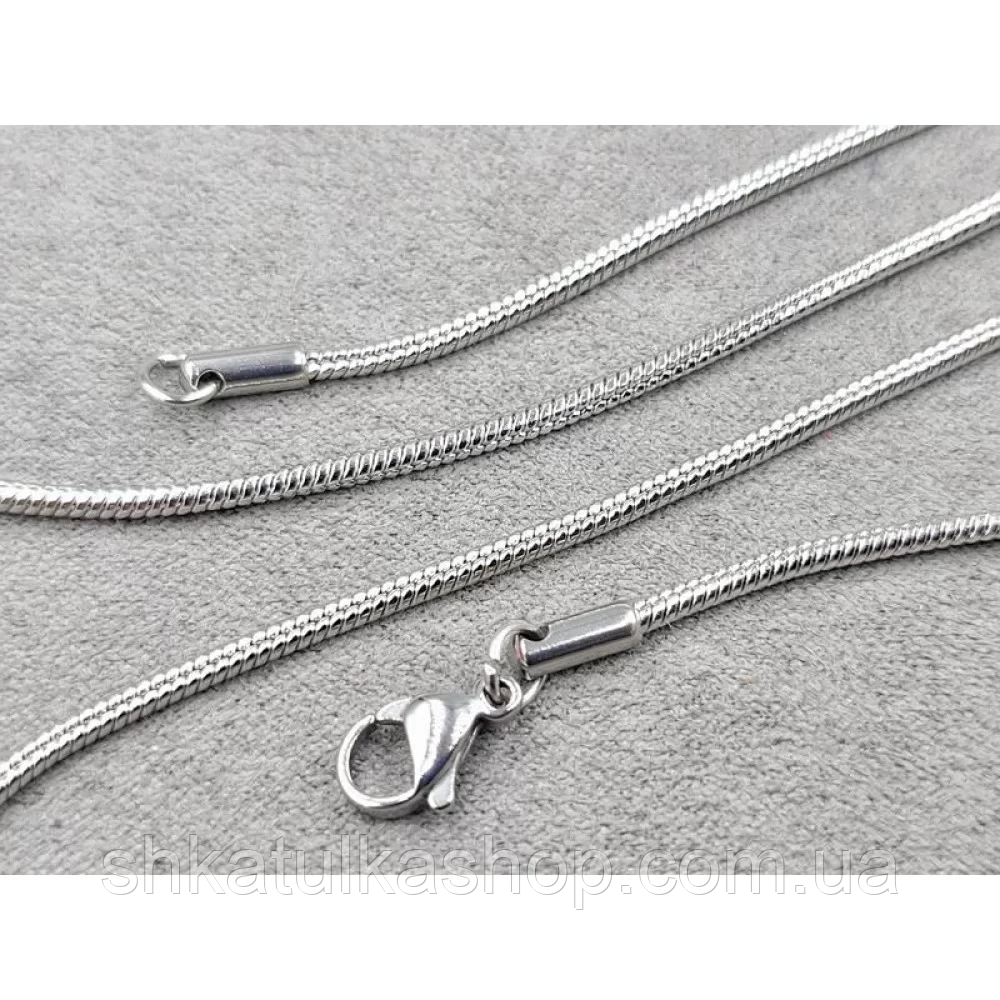 Ланцюжок 2мм, довжина 60см (нержавіюча сталь), фото 1