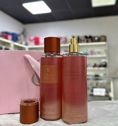 Парфумований спрей для тіла Victoria's Secret Amber Aperitif Fragrance Mist 250ml, фото 2