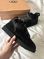 Зимові Жіночі Кросівки UGG Lowmel Black / УГГ Лоумел Чорні, фото 3