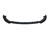 Губа ( переднього бампера ) Чорний глянець ( V3 ) на Audi A3 8V 2016-2020 року