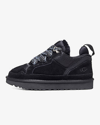 Зимові Жіночі Кросівки UGG Lowmel Black / УГГ Лоумел Чорні, фото 1