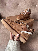 Зимові Жіночі Кросівки UGG Lowmel Chestnut Brown / УГГ Лоумел Чеснат Коричневі, фото 4