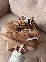 Зимові Жіночі Кросівки UGG Lowmel Chestnut Brown / УГГ Лоумел Чеснат Коричневі, фото 5