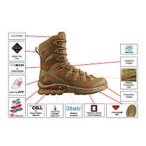 Високі черевики Salomon Quest 4D GTX Forces 2 High EN — Coyote, взуття Salomon оригінал зима койот, фото 3