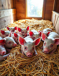 Годівля, утримання відлучених поросят